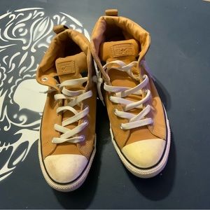 Mens converse size 10 mustard